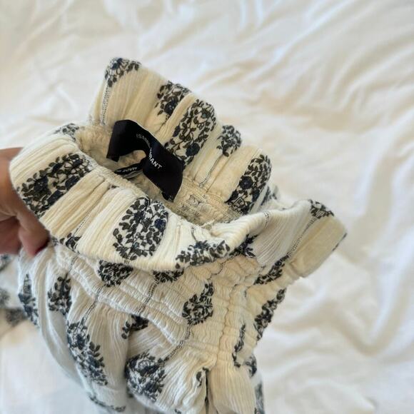 Isabel Marant Berit Paisley Two-Piece Matching Set Smocked - Picture 9 of 13